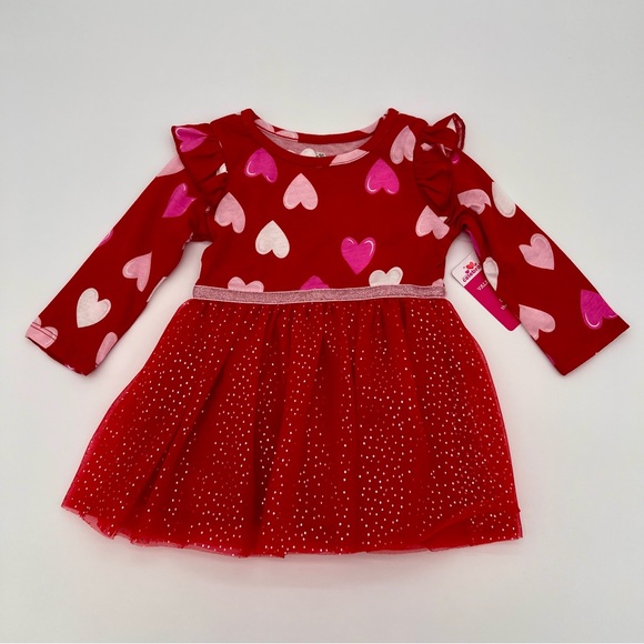 NWT 🥀 18mo. Way To Celebrate! Girls Valentine's Day Dress - Picture 3 of 7